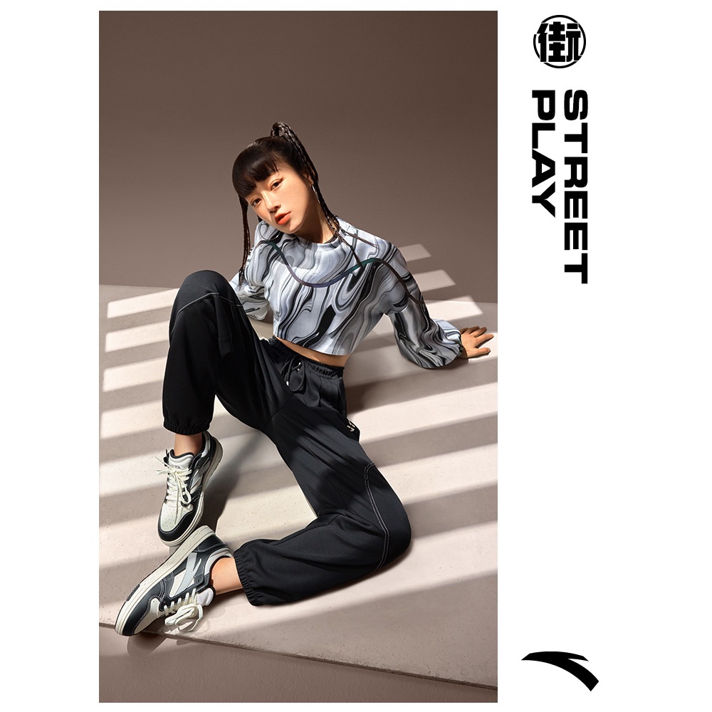 [หวัง อี้ ป๋อ]ANTA Street Play Men Sneakers Low Cut Borad Shoes 812238066-8 Official Store