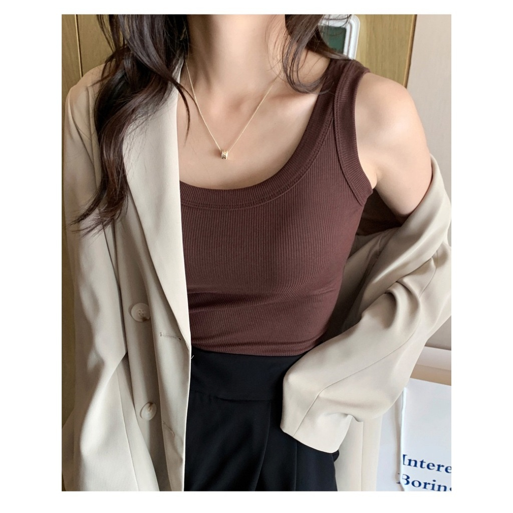 PX เสื้อกล้ามชั้นใน เสริมฟองน้ำ อก 32-36 นิ้ว ผ้าคอตตอนเกรดพรีเมี่ยม ผ้าดีใส่สบาย เหมาะกับอากาศร้อน เสื้อกล้ามผู้หญิง