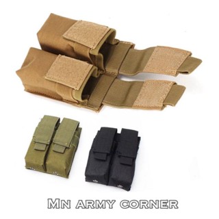 🔥ซองใส่แมกกาซีนปืนพก ผ้าไนลอน น้ำหนักเบา ร้อยติดกับเข็มขัด ก…