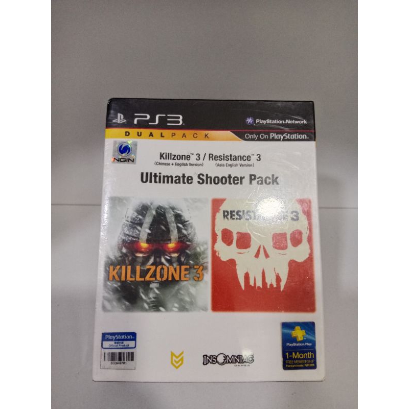 แผ่นเกมส์ Ps3 (มือ1) - Killzone 3 / Resistance 3 : Ultimate Shooter Pack (Playstation 3) (อังกฤษ) Br