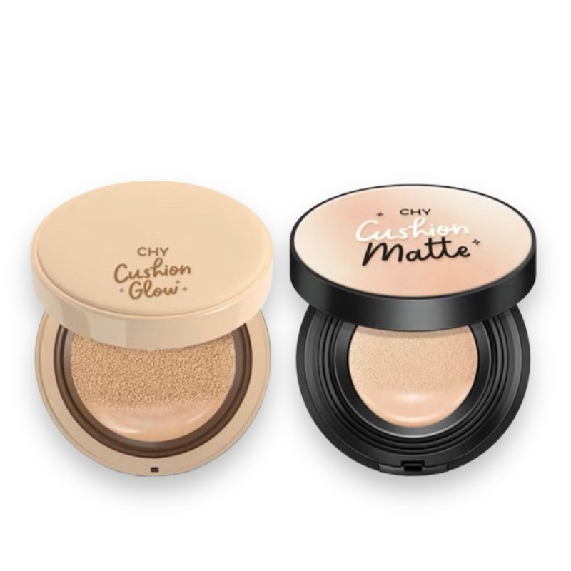 (แบบตลับ)CHY CUSHION SPF50 PA+++ 12g คุชชั่น สูตรแมตต์ สูตรโกล์ว แบบตลับ พร้อมส่งทุกเฉดสี
