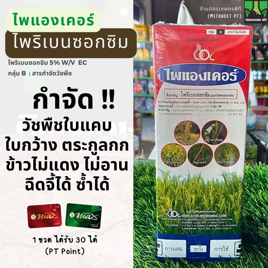 ไพแองเคอร์ สารไพริเบนซอกซิม ฆ่าหญ้า สารกำจัดวัชพืชหลังงอกในนาข้าว วัชพืชใบแคบบ ใบกว้าง กก กกขนาก หนวดปลาดุก ผักปอดนา