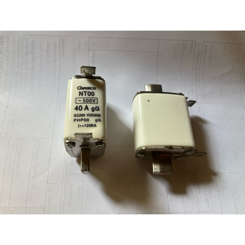ฟิวส์ใบมีด NT00 40A 500Vยี่ห้อCamsco