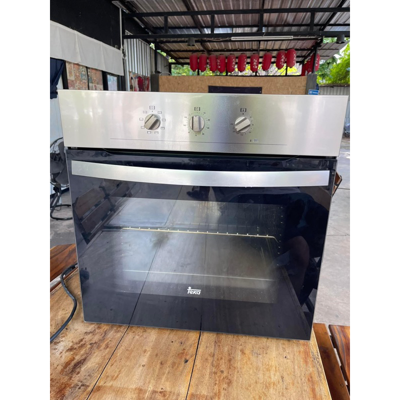 เตาอบฝัง TEKA HBB 615 GD ความจุ 70 ลิตร  ใช้งานน้อย ไว้ทำขนมร้านกาแฟ(แต่ทำไม่เป็น )  ปล่อยร้านแล้ว  