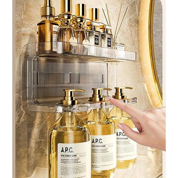 Yifeng  ชั้นวางของ ในห้องน้ำพร้อมที่แขวนขวด HL-1503