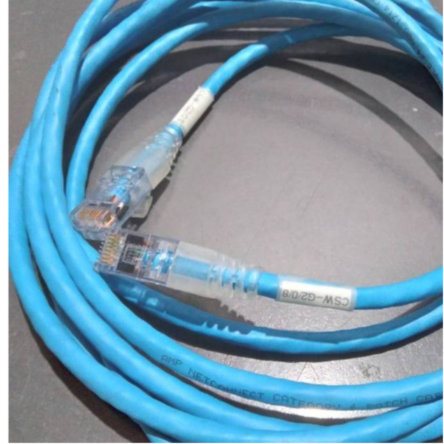Patch Cord Cable AMP CAT6 NetConnect Patch Cord 3 เมตร.แท้ส่งความเร็วที่ 10Mbps, 100Mbps, 1000Mbps,