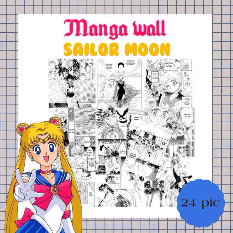 manga wallpaper เรื่อง sailor moon ภาพมังงะ ภาพตกแต่งห้อง