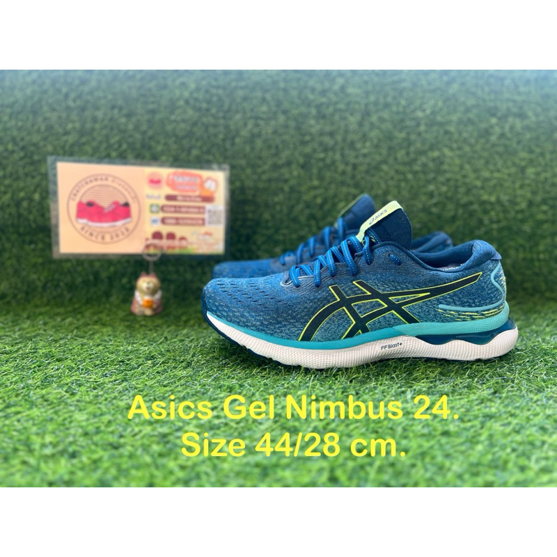 Asics Gel Nimbus 24. Size 44/28 cm. #รองเท้าผ้าใบ #รองเท้าวิ่ง #รองเท้ามือสอง #รองเท้ากีฬา