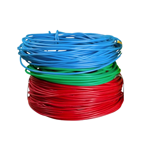 สายไฟ thw สายเดี่ยว สายกราวด์ ขนาด 1x1.5 , 1x2.5 , 1x4  , 1x6sq.mm. แบ่งขายเป็นเมตร คละสี