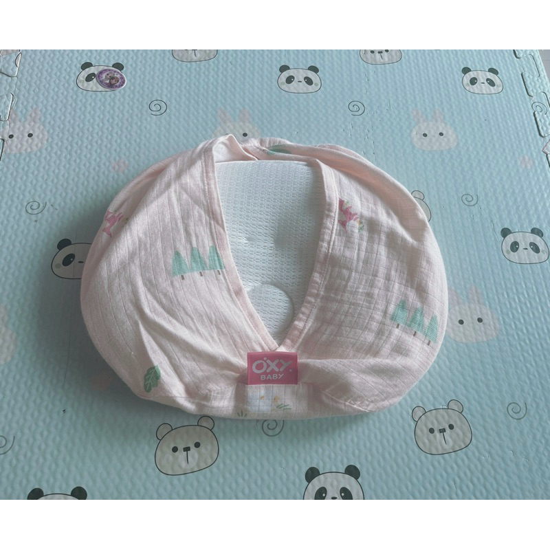หมอนหัวทุยหายใจผ่านได้ oxy baby pillow พร้อมปลอกหมอน