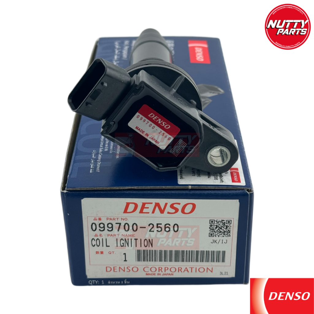 DENSO แท้ญี่ปุ่น คอยล์จุดระเบิด TOYOTA CAMRY ACV30 ปี 02-06 WISH ปี 03-10 1AZ-FE ALPHARD AH10 AH20 ปี 02-14 099700-2560
