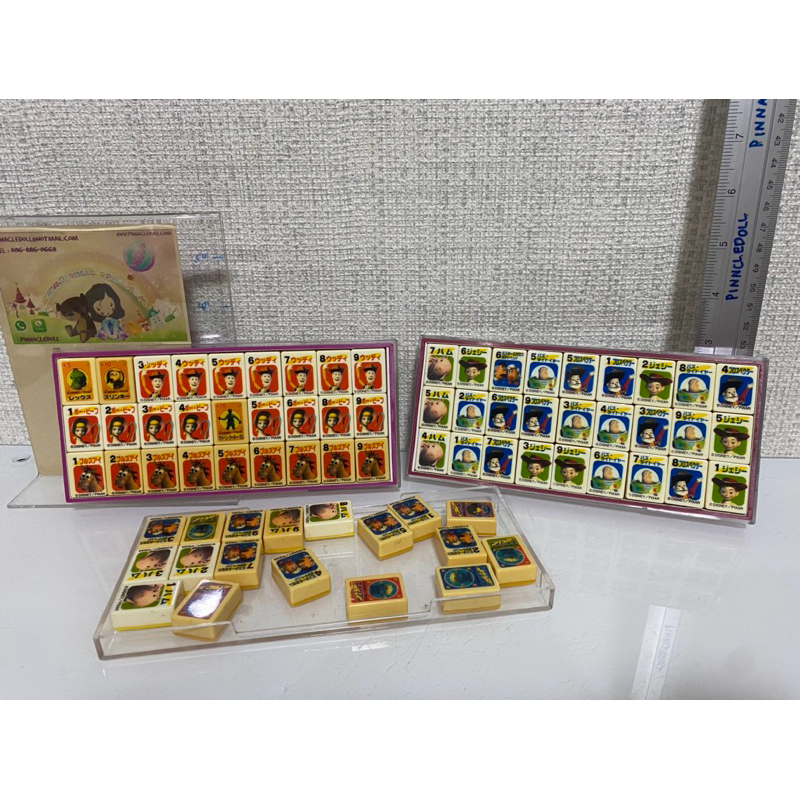 หมาก Toy story vintage สีตามภาพค่ะ ของญี่ปุ่น สภาพ98%