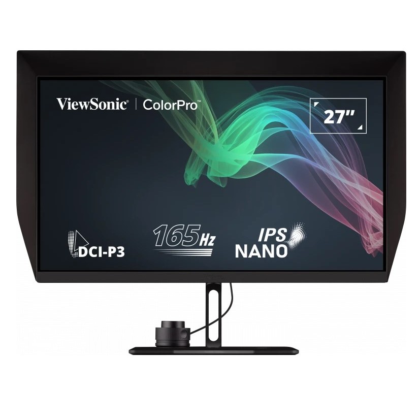 Viewsonic VP2776 ColorPro 27" Pantone Validated Video Editing Monitor with integrated calibrator, DC
