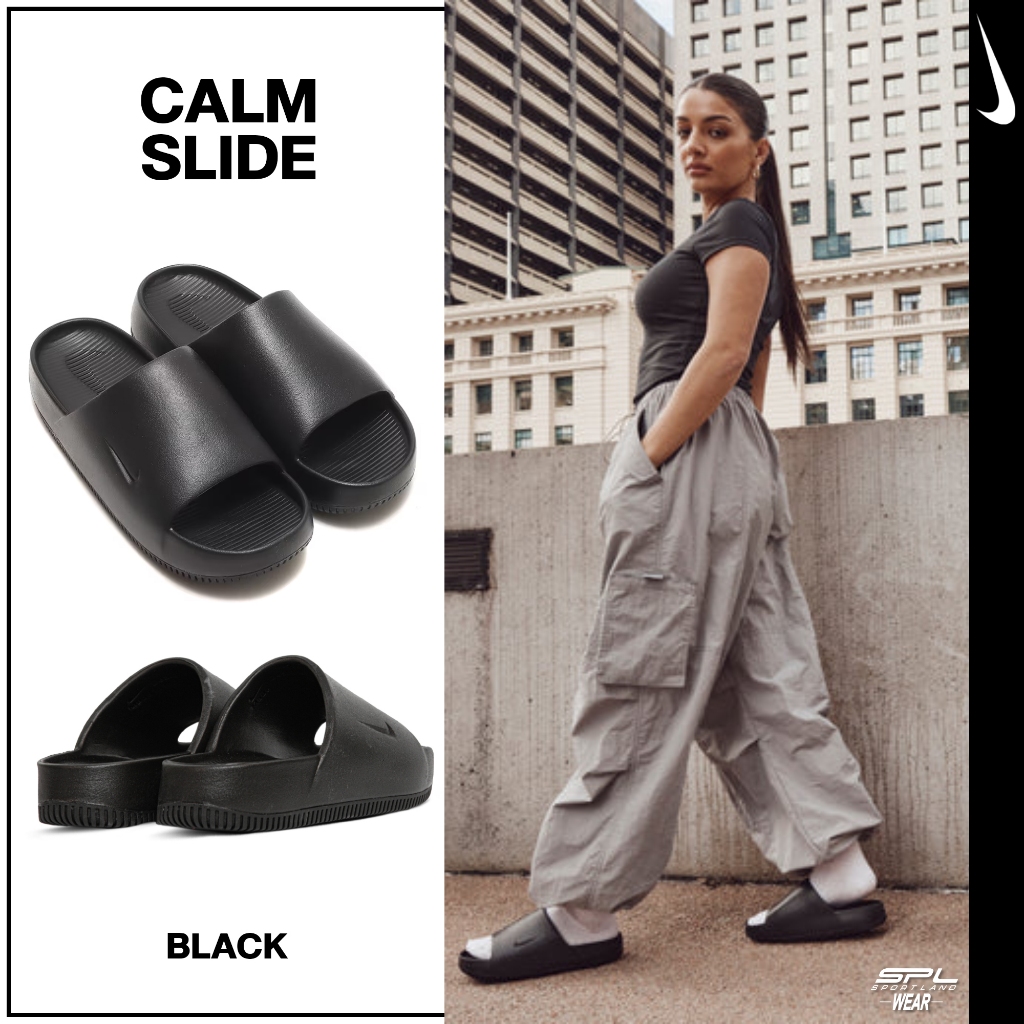 Nike ไนกี้ รองเท้าแตะ รองเท้าผู้หญิง ND W Calm Slide Black DX4816-001 (1800)