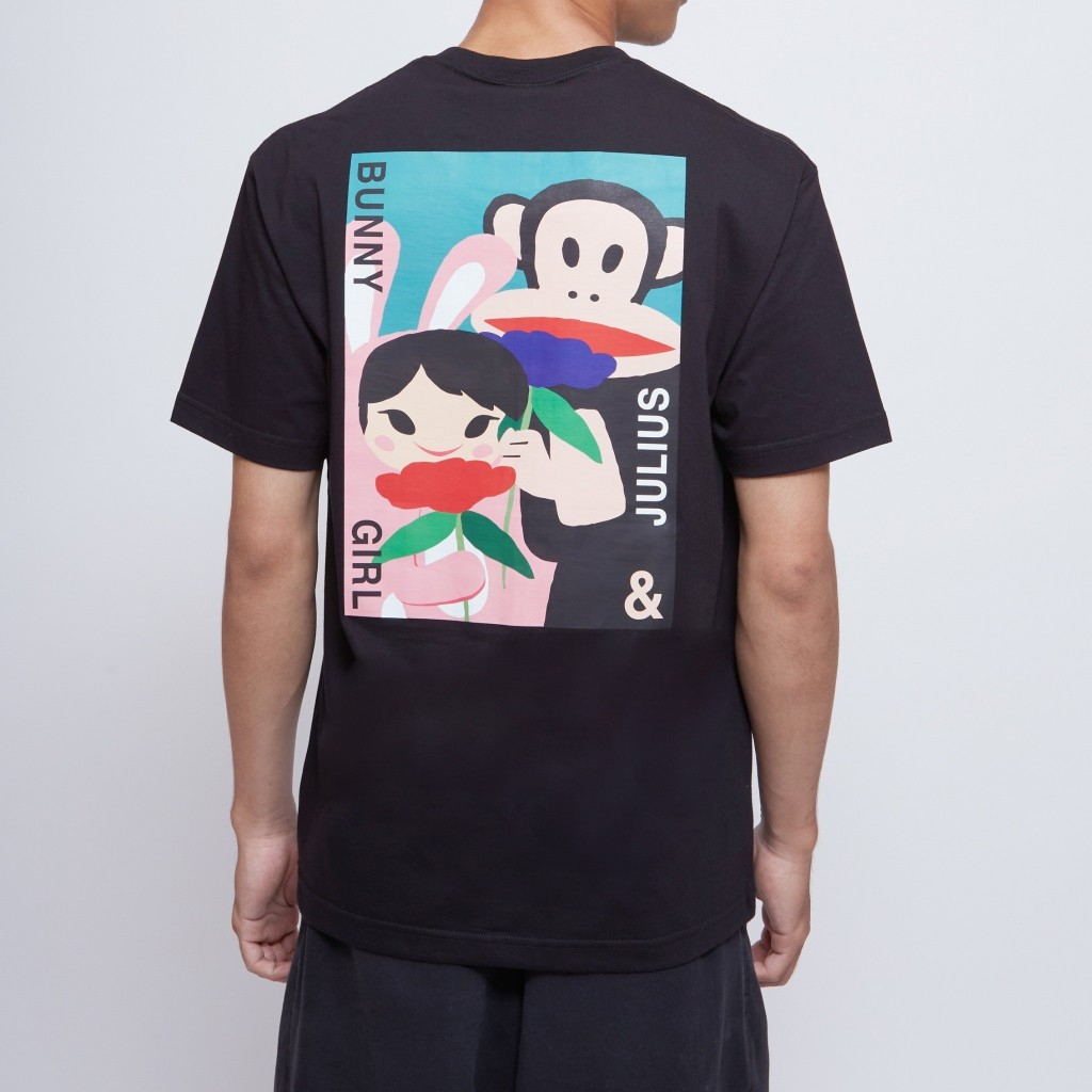 PAUL FRANK เสื้อยืด UNISEX JULIUS & BUNNY SURREALISM SS TEE