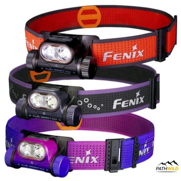 FENIX HM65R-T V2.0 1600 lumens ไฟฉายคาดหัว สว่างสูง สำหรับนักวิ่งเทรลระยะไกล ป้องกันน้ำระดับ IP68 ทน