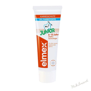 Elmex ยาสีฟันด็กกลืนได้ ตั้งแต่ฟันซี่แรก 0-6 ปี, และ 6 – 12 ปี ยาสีฟันสำหรับเด็ก นำเข้าจากเยอรมัน