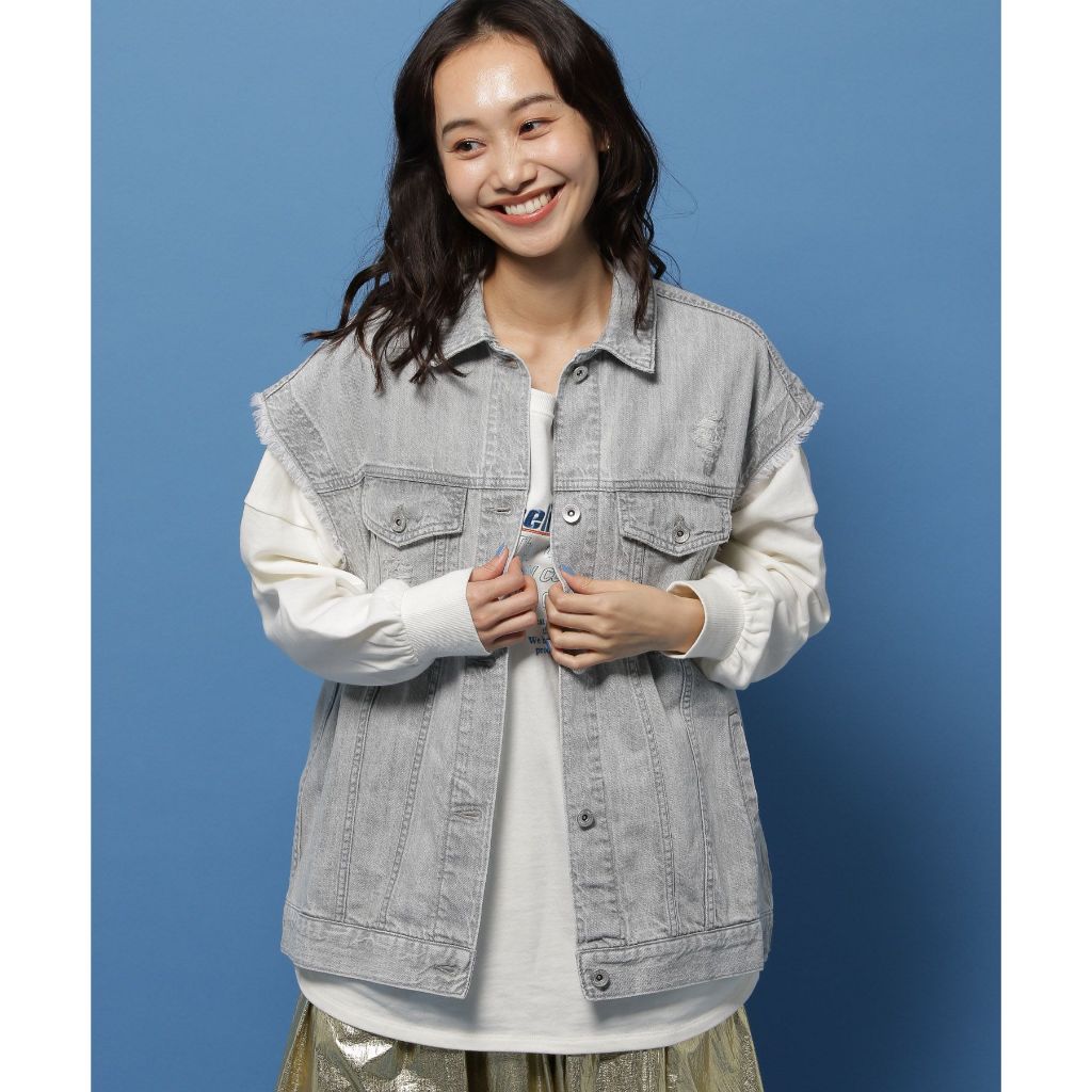 [niko and ...JEANS 2024SS] 2WAY denim jacket