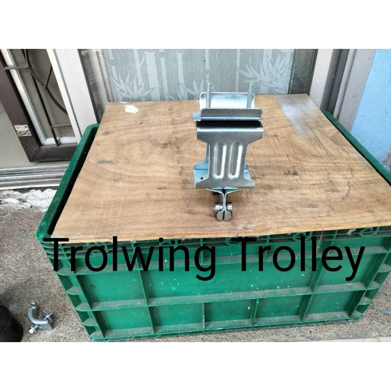 Towing Trolley ล้อพาสายไฟตัวแรก ใช้กับราง C (C-Rail) งานเครน เครนไฟฟ้า เครนโรงงาน