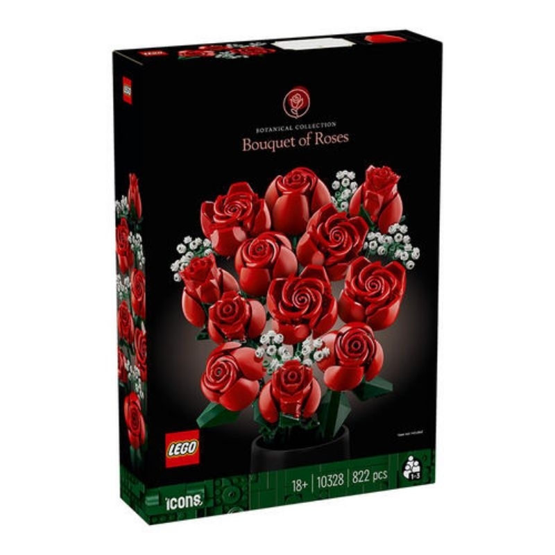 [พร้อมส่ง] Lego Icon Bouquet of Roses 10328 (ของใหม่)(ของแท้)ดอกกุหลาบในตำนาน