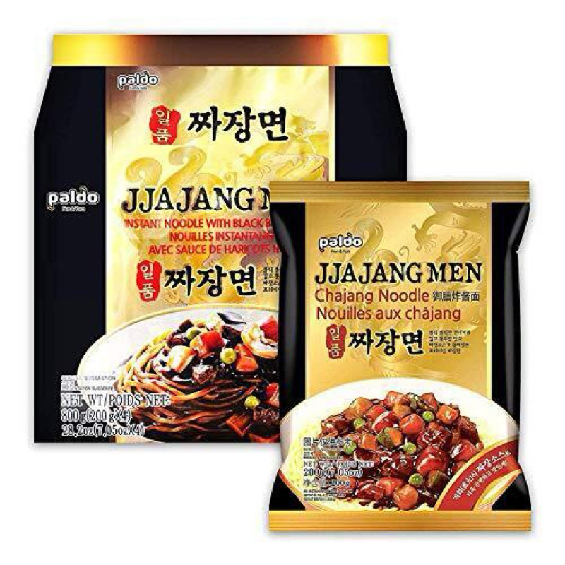 PALDO 🍜 Jjajangmen 200g. จาจังเมียน ราเม็งเกาหลี รสซอสถั่วดำ