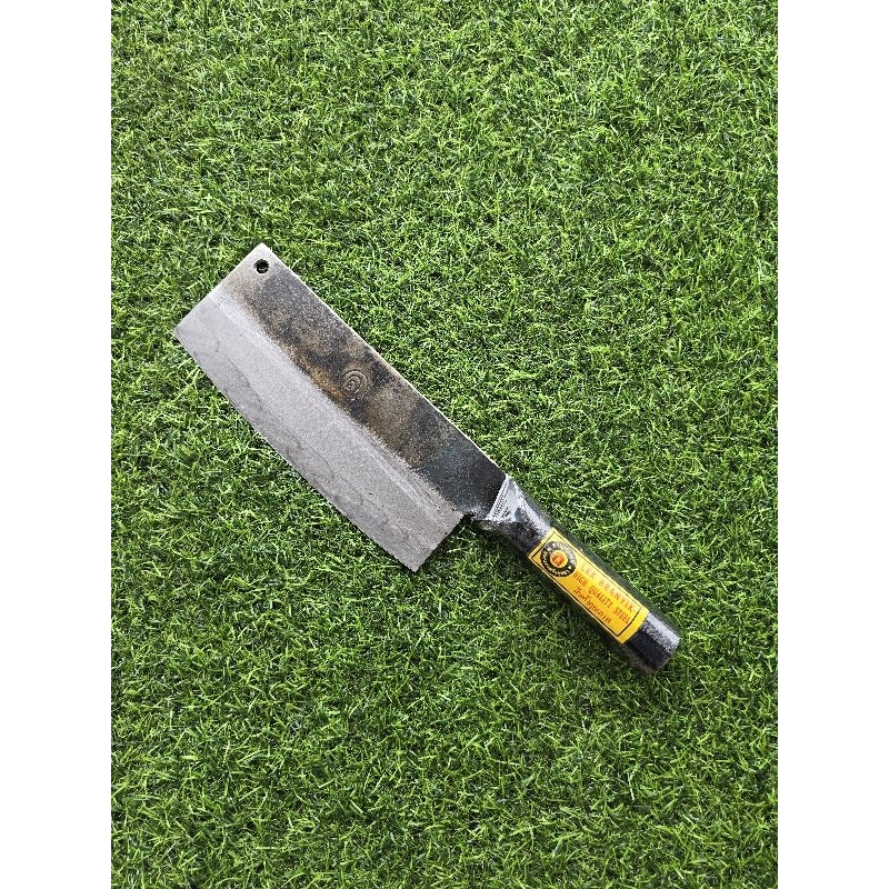 ” มีดบังตอ หัวตัด ” ตรา ล อรัญญิก ใบมีดยาว 8 นิ้ว ทำจากเหล็กแหนบแท้ ใบมีดคม แข็งแรง