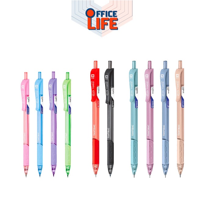 Elephant (ตราช้าง) ปากกาลูกลื่น ปากกา รุ่น Drift TORIO ขนาด 0.5 มม. / 0.7 มม. หมึกแดง หมึกน้ำเงิน หมึกดำ ( 1 ด้าม )