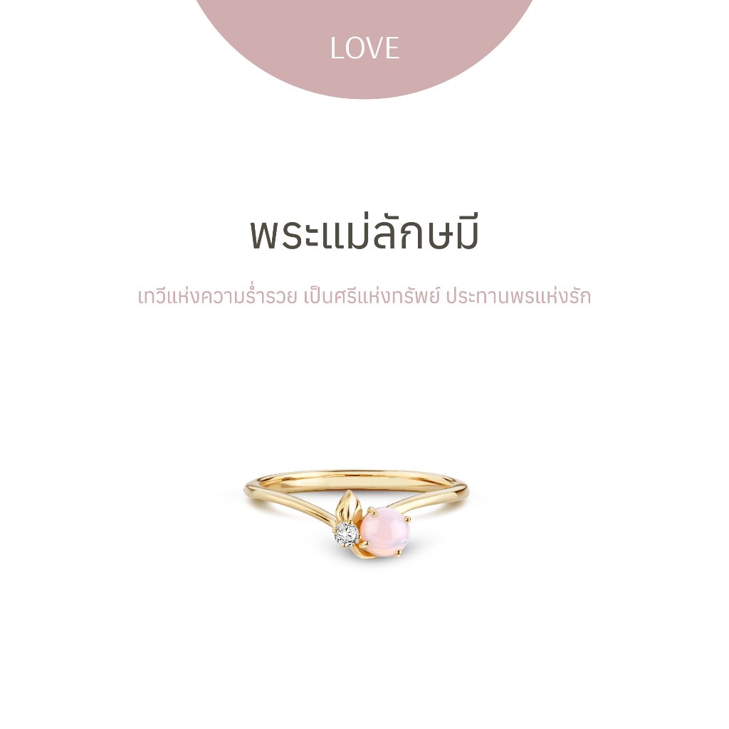 [PRE-ORDER] พระแม่ลักษมี | Golden Gold My Dear Lotus ring - แหวน