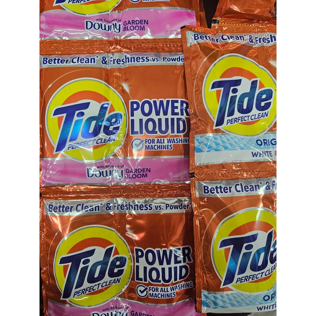 น้ำยาซักผ้า Tide Perfect Clean Power Liquid ขนาด 54 g. มี2สูตร