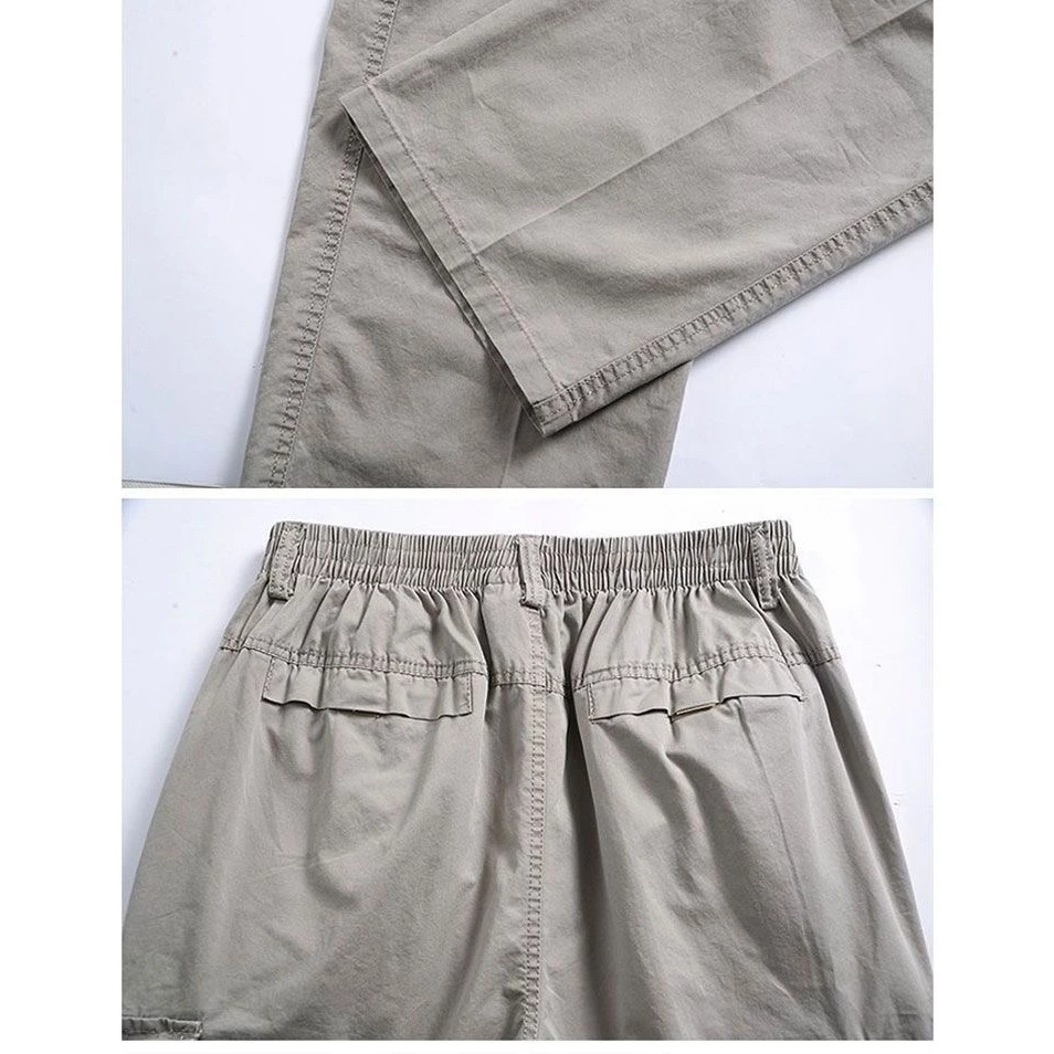 2011#BIG SIZE กางเกงขายาวยางยืดหลายกระเป๋าสไตล์ใหม่ล่าสุดปี 2026 thumbnail 6