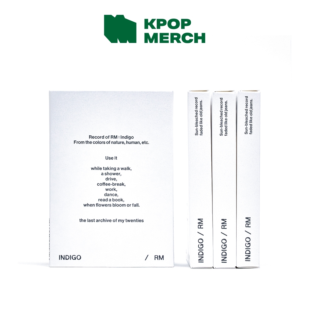 BTS RM - Solo Album Indigo_Postcard Edition (Weverse album ver)