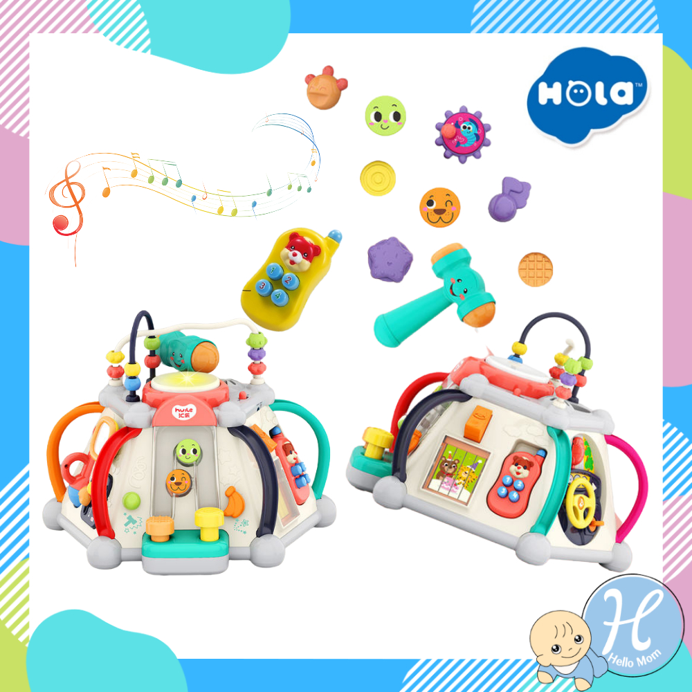 Huile Toy (Hola)กล่องกิจกรรมเด็ก Interesting fun box กล่องกิจกรรมเสริมพัฒนาการ ของเล่นเด็ก แบรนด์แท้