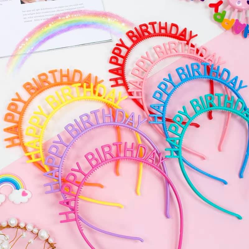 ที่คาดผม ตัวอักษร Happy Birthday