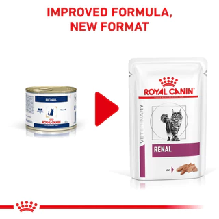 Royal Canin Renal Feline Pouch Loaf อาหารเปียกเพ้าแมวโรคไต โลฟ 85g (12ซอง）5902