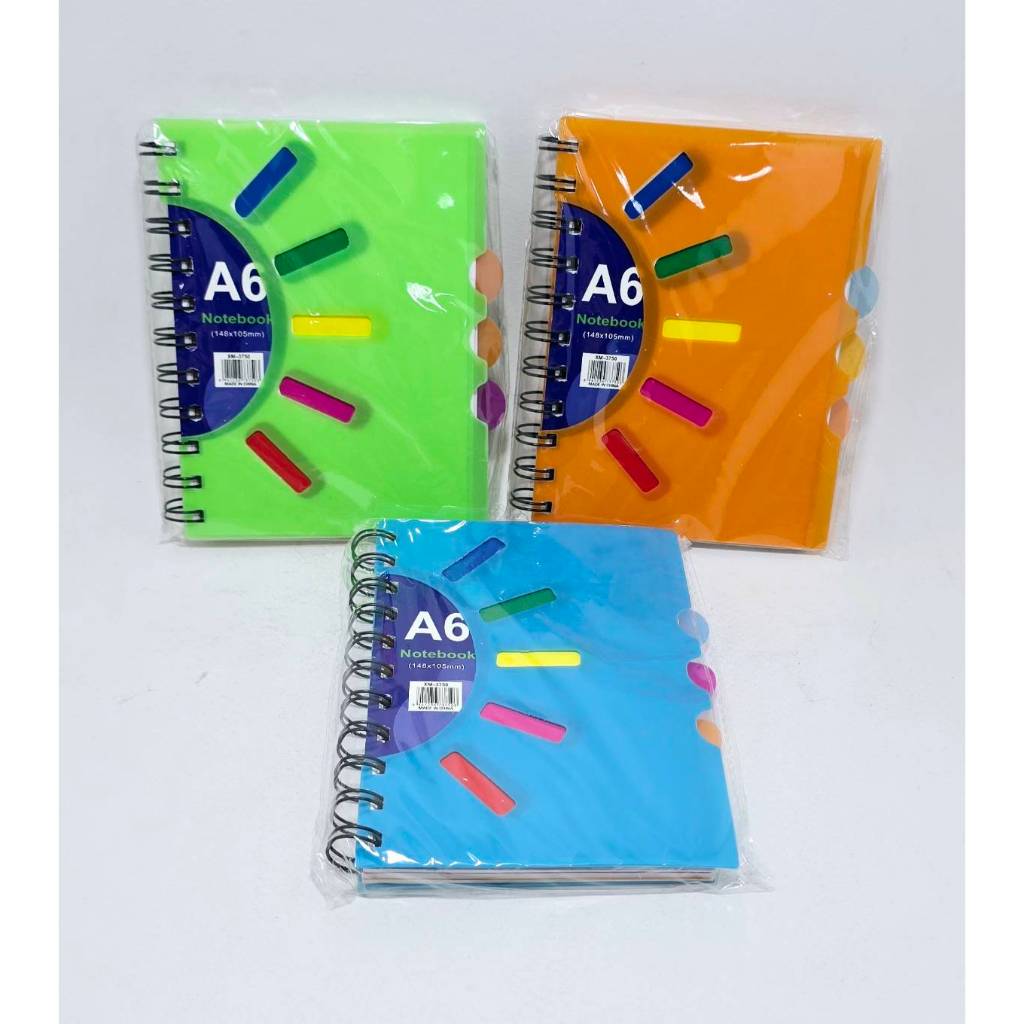 สมุดโน๊ตA6 (XM-3750) สมุดพกพา สมุดจด