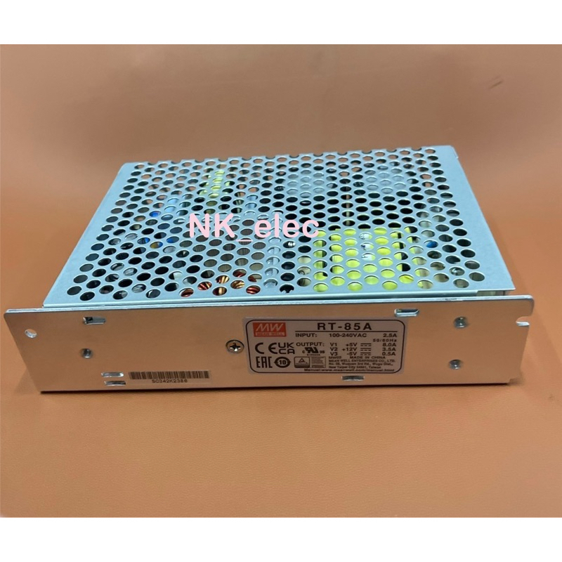 RT-85A Switching Power Supply INPUT : 100-240VAC OUTPUT : + 5VDC 8A + 12VDC 3.5A - 12VDC 0.5A