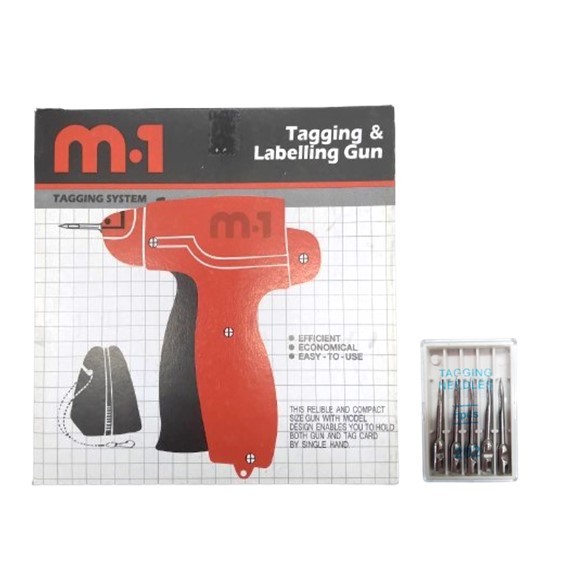 ปืนยิงป้ายคอเสื้อ ชนิดมาตราฐาน M-1 และ เข็มปืนยิงป้ายเสื้อ ***เลือกสินค้าด้านใน***