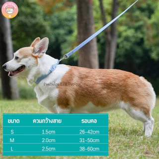 ปลอกคอสุนัขกันน้ำ ปลอกคอสุนัข ปลอกคอPVCรุ่นเหนียวทนกันน้ำไม่ขึ้นสนิม C046