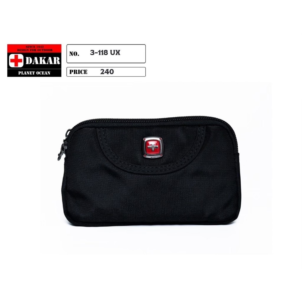DAKAR กระเป๋าคล้องเข็มขัด (ขนาดกลาง) / คาดเอว รุ่น 3-118UX