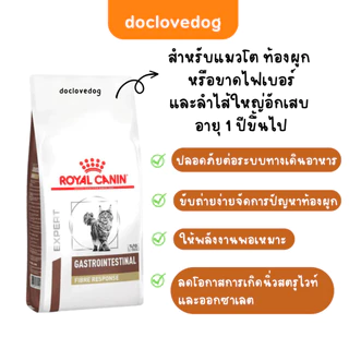Royal Canin Fibre Response cat 2kg. อาหารแมวท้องผูก อึแข็ง ถ่ายยาก