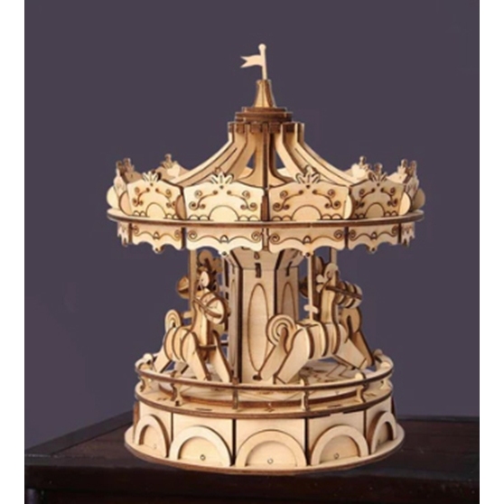 โมเดลม้าหมุน Merry-Go-Round TG404 ส่งจากไทย