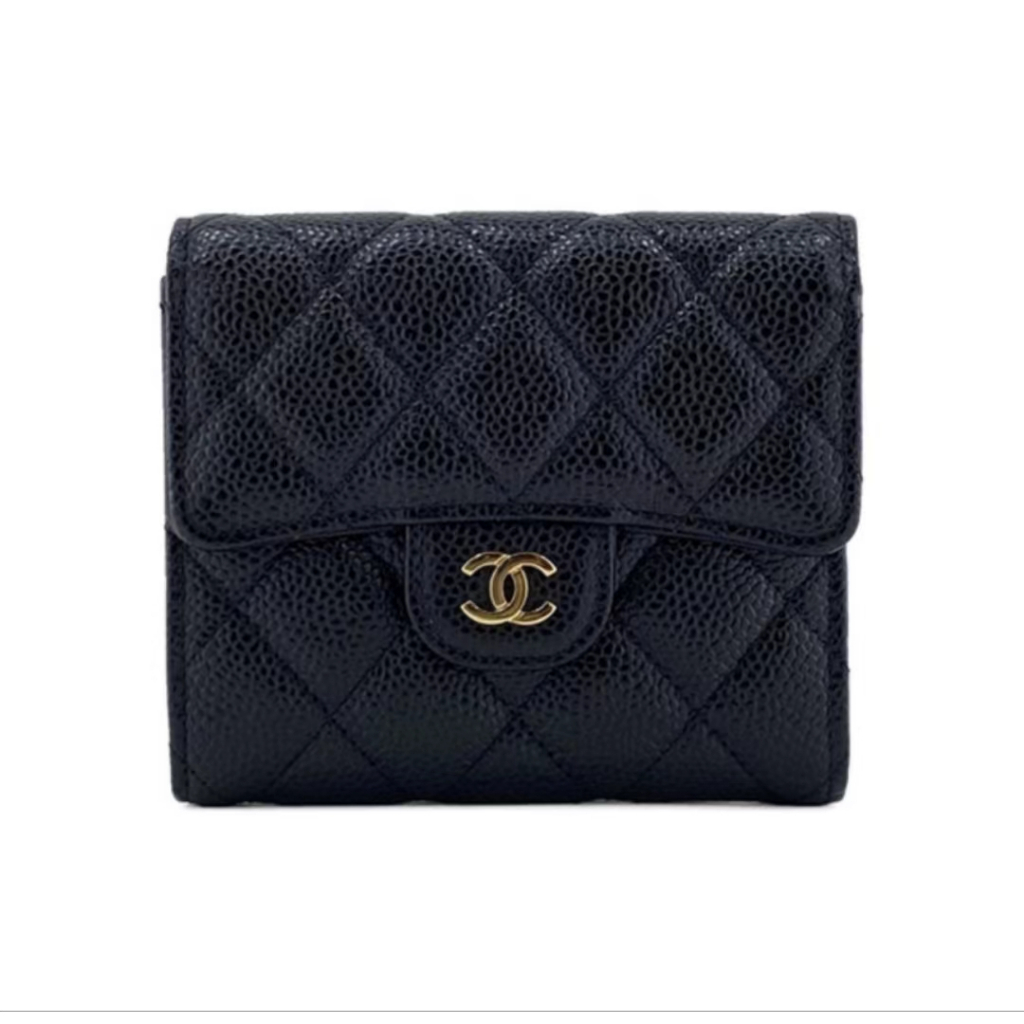 👜ชาแนลCHANEL ของแท้ 100%Chanel Purse Coin Purse Card Bag Clutch bag