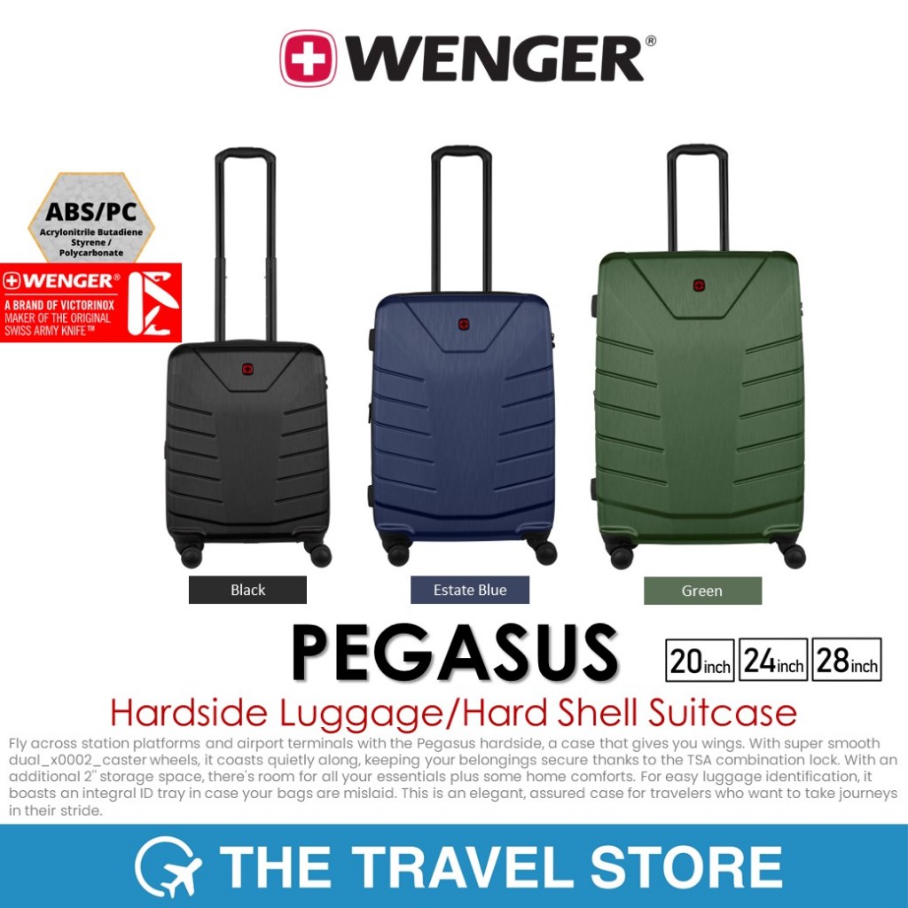 WENGER Pegasus Hardside Case Luggage กระเป๋าเดินทาง เวนเกอร์ รุ่น เปกาซัส  *รับประกัน 5 ปี