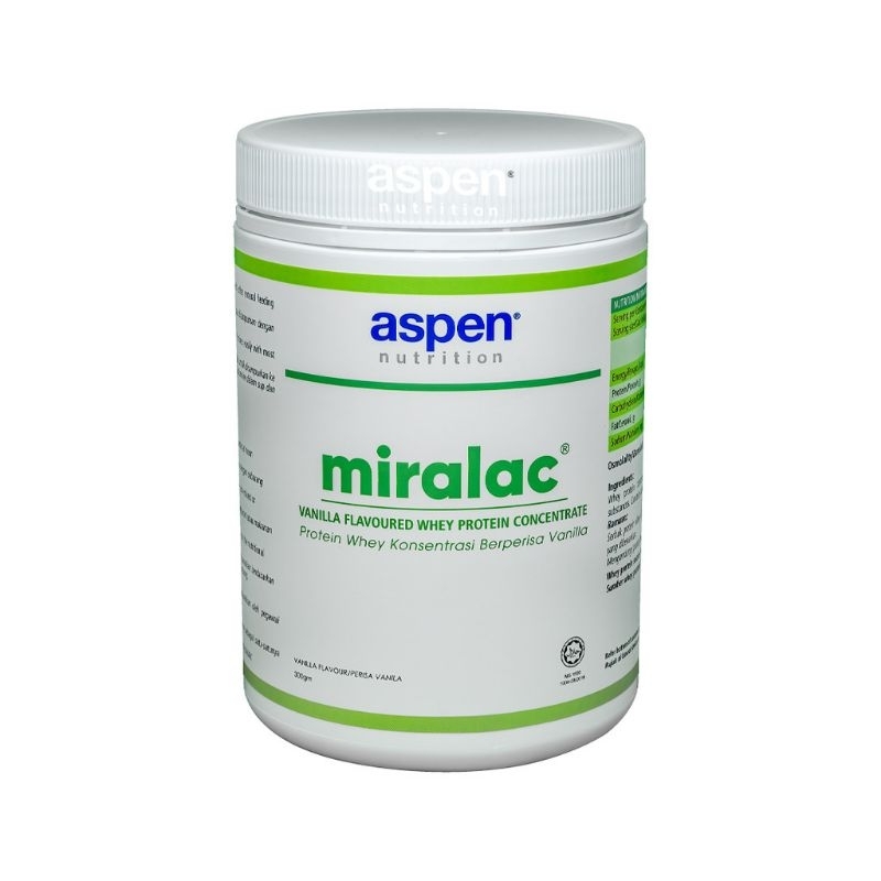 Aspen Nutrition Miralac Whey Protien  Drink 2 Jars x 300 gram