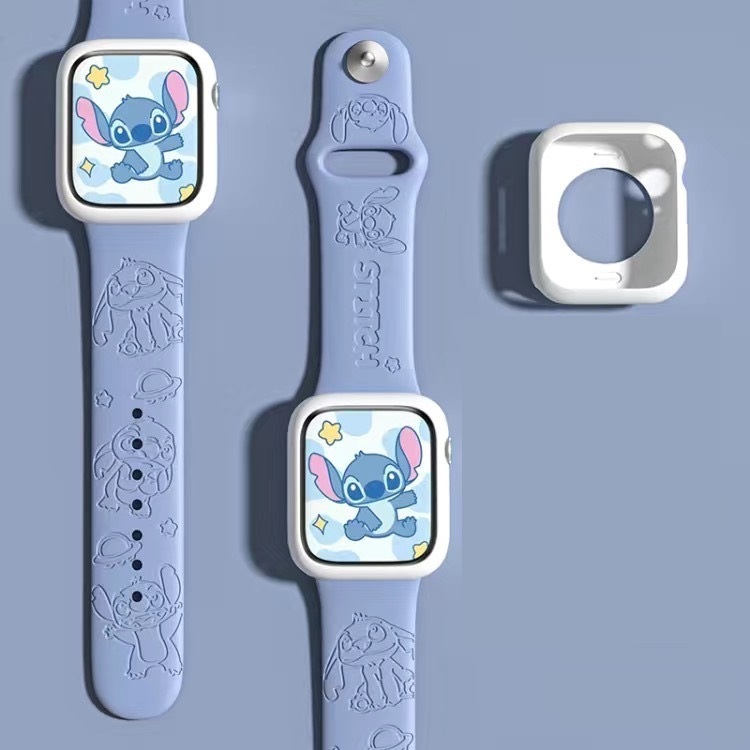ลายใหม่!!🥰 สาย silicone + case ❤️ สำหรับหน้าปัด 38/40/41 mm และ 42/44/45 mm