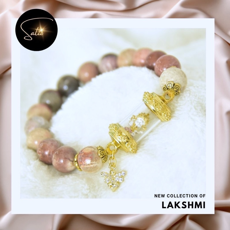 กำไลหินมงคลตะกรุดพระแม่ลักษมี | Lakshmi x Satii