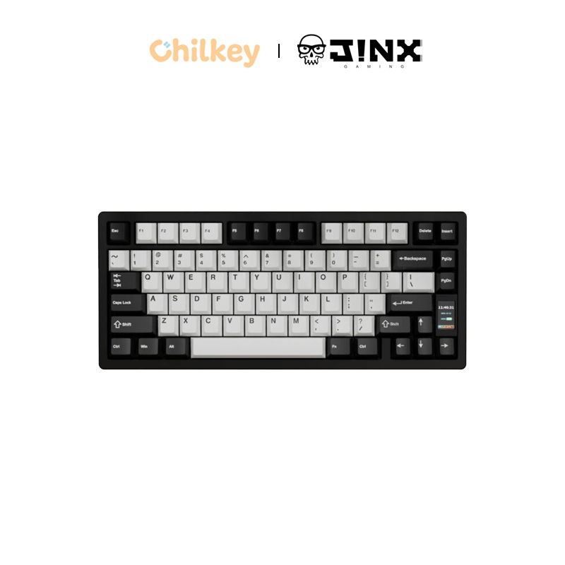 Chilkey ND75 Jet Black Color คีย์บอร์ดไร้สาย(ภาษาอังกฤษ) - ประกันศูนย์ 1 ปี