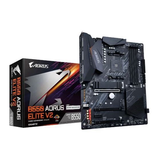MAINBOARD (เมนบอร์ด) GIGABYTE B550 AORUS ELITE V2 (REV. 1.5) (SOCKET AM4 DDR4 ATX)