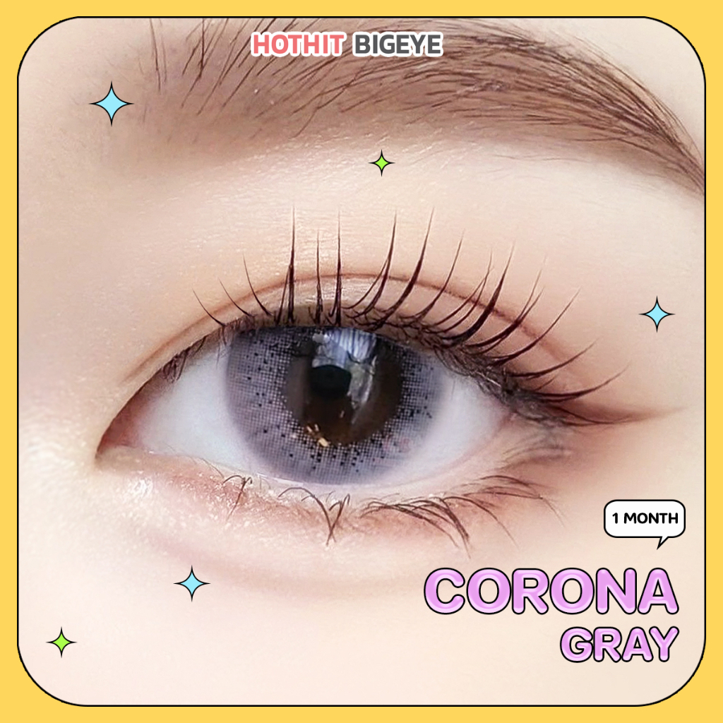 คอนแทคเลนส์ Corona เทา น้ำตาล เงิน ทอง พร้อมส่งแบบปกติ และค่าสายตาสั้น 0.00 - 7.00 (สายตาที่มีในลิสกดสั่งได้เลยค่า)