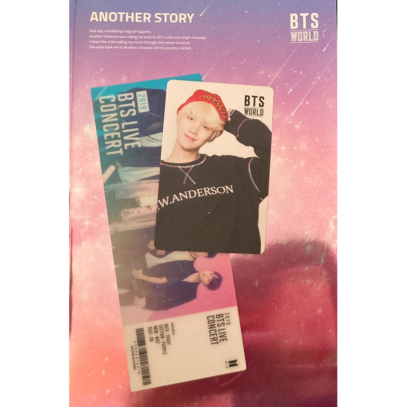 การ์ดชูก้า official 💯 บั้ม BTS world